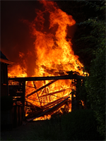 Prio 1 Woningbrand NB Middel BR Keet Hok Schuurtje Wyldpaed Kollumerzwaag